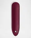 Montblanc Men's Meisterstuck Leather 1-pen Sleeve In Cassis
