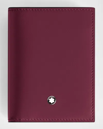 MONTBLANC MEN'S MEISTERSTUCK LEATHER BIFOLD CARD HOLDER