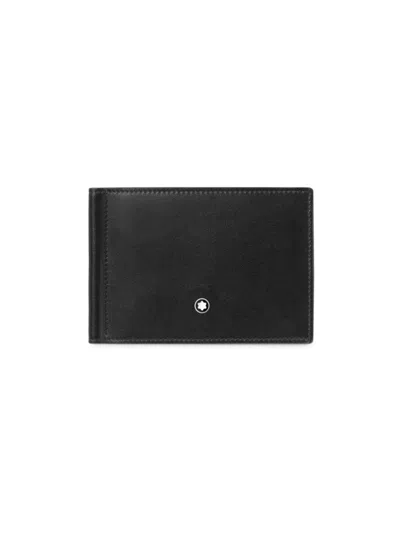 Montblanc Men's Meisterstück Money Clip Wallet In Black