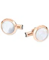 Montblanc Men's Meisterstuck Mother-of-pearl Cufflinks In Gold