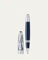 Montblanc Men's Meisterstuck The Origin Collection Doue Legrand Rollerball Pen In Blue