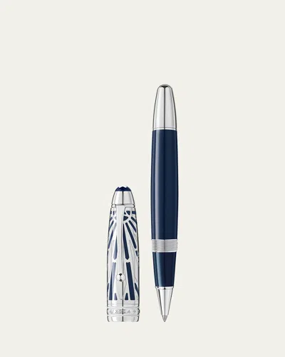 Montblanc Men's Meisterstuck The Origin Collection Doue Legrand Rollerball Pen In Blue