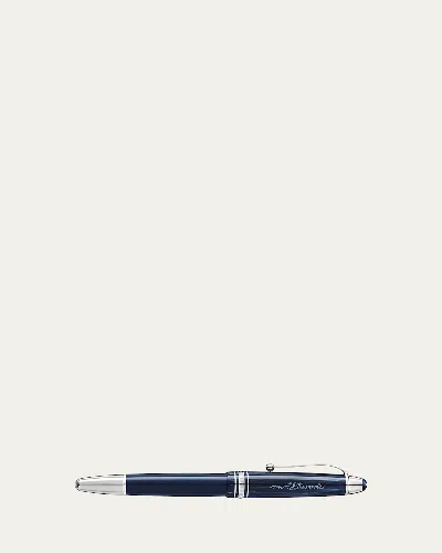 Montblanc Men's Meisterstuck The Origin Collection Precious Resin Legrand Fountain Pen, M In Blue