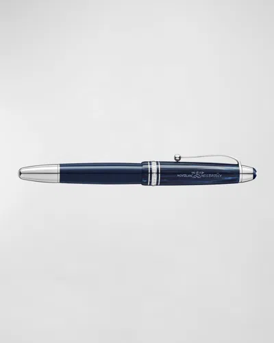 Montblanc Men's Meisterstuck The Origin Collection Precious Resin Legrand Fountain Pen, M In Blue