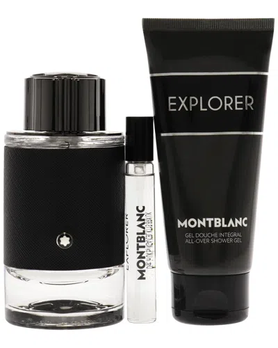 Montblanc Men's Mont Blanc Explorer 3pc Gift Set In White