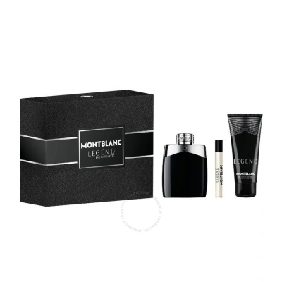 Montblanc Men's  Legend Gift Set Fragrances 3386460130349 In Pineapple