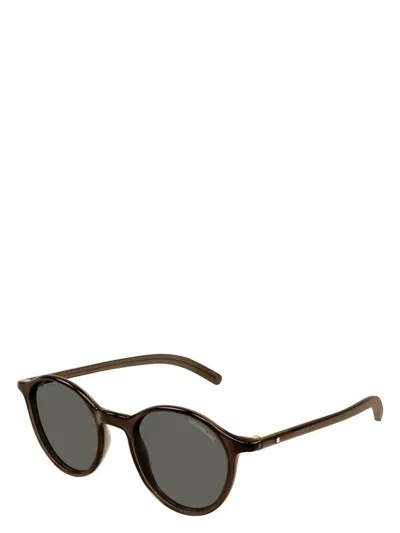Montblanc Men's  Mb0324s 002 In Brown