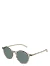Montblanc Round Full Frame Sunglasses In Beige