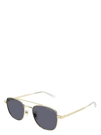 Montblanc Men's  Mb0363s 004 Sunglasses In Gold