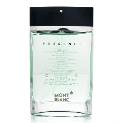 Montblanc Men's Presence Edt Spray 2.5 oz (tester) Fragrances 3386460028349 In White