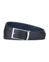 Montblanc Men's Reversible Cut-to-size Business Belt In Black / Indigo