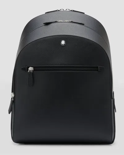 Montblanc Sartorial Medium Backpack 3 Compartments In Black