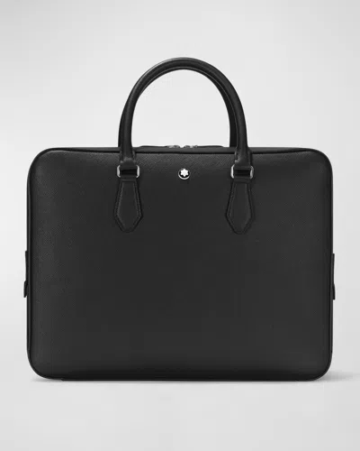 Montblanc Men's Sartorial Large Briefcase In Black