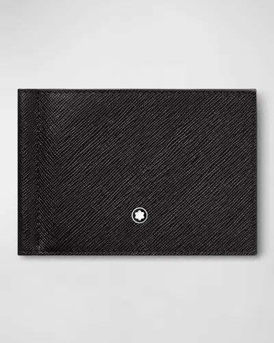 Montblanc Men's Sartorial Money Clip Wallet In Black