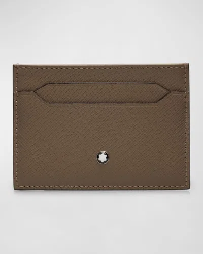 Montblanc Sartorial Card Holder 5cc In Brown