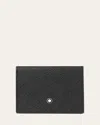 Montblanc Men's Sartorial Saffiano Leather Trio Card Holder In Black