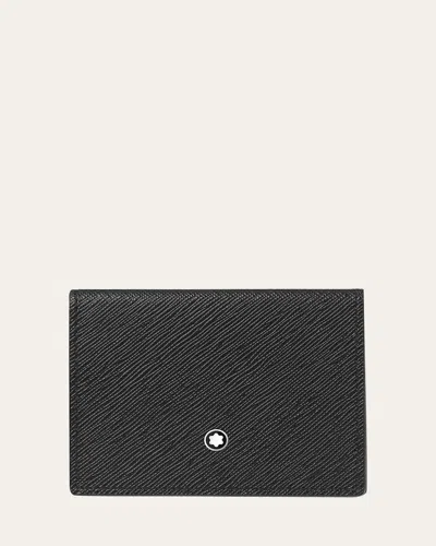 Montblanc Men's Sartorial Saffiano Leather Trio Card Holder In Black