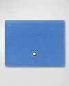Montblanc Men's Sartorial Saffiano Leather Trio Card Holder In Blue