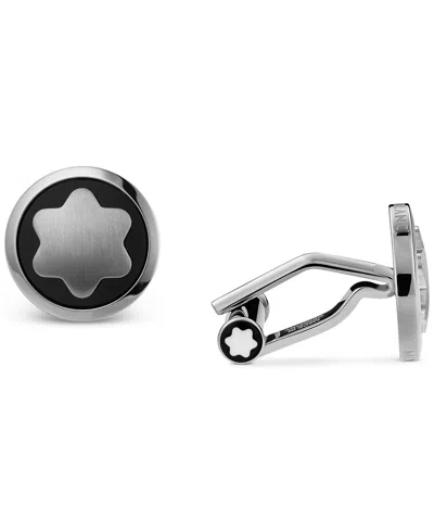 Montblanc Star Cuff Links In Black