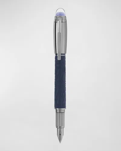 Montblanc Starwalker Space Blue Doue Fineliner Pen
