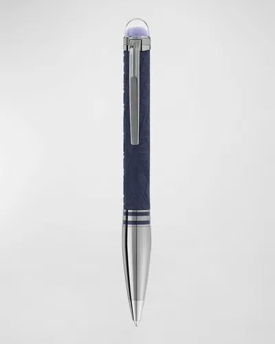Montblanc Men's Starwalker Spaceblue Doue Ballpoint Pen In Blue