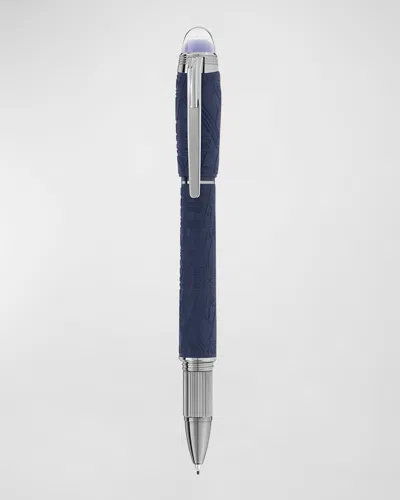 Montblanc Men's Starwalker Spaceblue Resin Fineliner Pen In Black