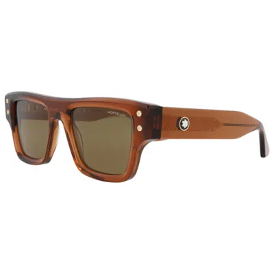 Montblanc Men's Sunglasses In Brown