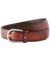 Montblanc Horseshoe Buckle Brown 35 Mm Leather Belt In Brown