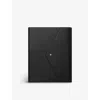 Montblanc Mens Augmented Paper Urban Spirit Notebook And Leather Holder 25cm X 20.7cm