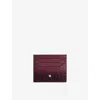 Montblanc Mens Multi-coloured Atelier Leather Card Holder In Multi