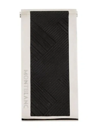 Pre-owned Montblanc Metal Money Clip In Silver