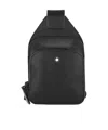 Montblanc Mini Extreme 3.0 Leather Belt Bag In Black