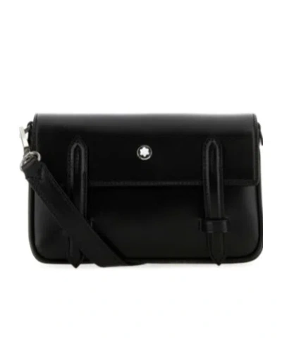 Montblanc Mini Meisterstuck Cross Body Bag In Black