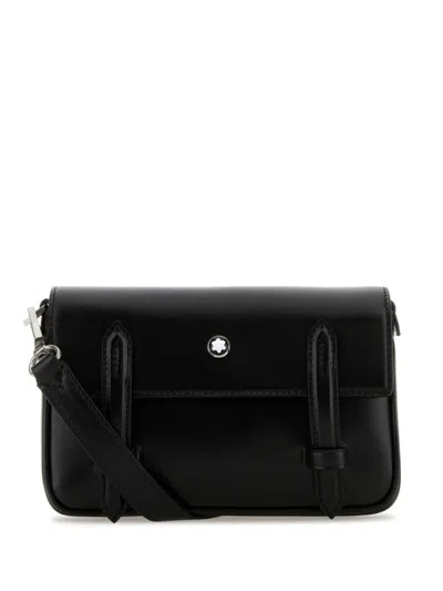 Montblanc Mini Meisterstuck Cross Body Bag In Black