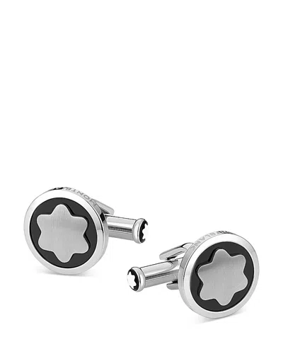 Montblanc Star Cuff Links In Black