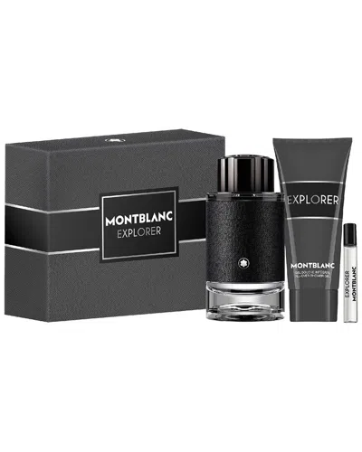 Montblanc Mont Blanc Explorer 3 Pcs Set For Men: 3.4 Eau De