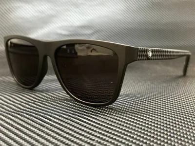 Pre-owned Montblanc Mont Blanc Mb0062s 001 Black Square 56 Mm Men's Sunglasses In Gray