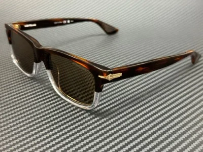 Pre-owned Montblanc Mont Blanc Mb0263s 003 Havana Brown Men's Medium 54 Mm Sunglasses
