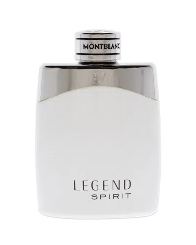 Montblanc Mont Blanc Men's 3.3oz Legend Spirit Eau De Toilette In Transparent