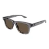 Montblanc Eyewear Rectangular Frame Sunglasses In Blue
