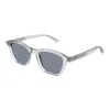 Montblanc Eyewear Square Frame Sunglasses In Gray