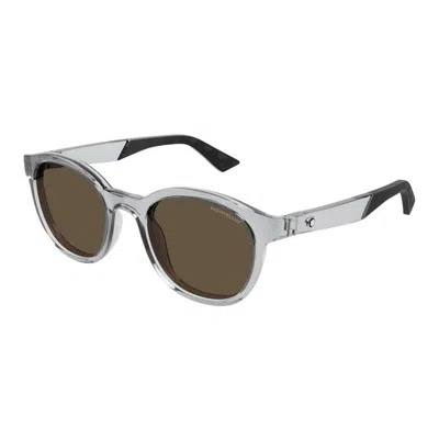 Montblanc Mb0398s 004 In Gray