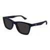 Montblanc Square-frame Sunglasses In Blue