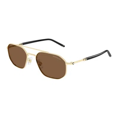 Montblanc Mb0481s 002 In Gold