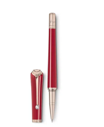 Montblanc Muses Marilyn Monroe Roller Ball In Red