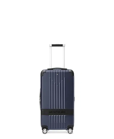 Montblanc My4810 Cabin Trolley Carry-on Spinner Luggage In Blue