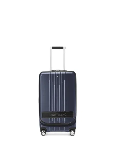 Montblanc My4810 Cabin Trolley Carry-on Spinner Luggage In Blue