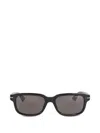Montblanc Nib Rectangular-frame Sunglasses In Black