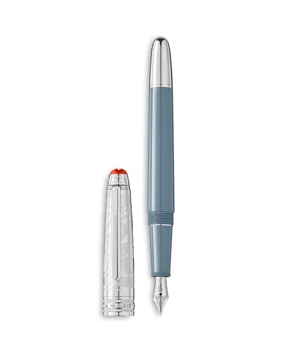 Montblanc Olympics Doue Chamonix Ballpoint Pen In Blue