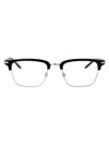 Montblanc Mb0390o Glasses In 004 Black Black Transparent